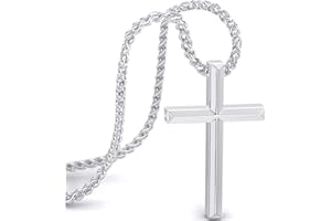 SERASAR Collar Premium Hombre [Trust] | Acero quirúrgico inoxidable 316L | Resistente al agua | Cadena sólida | Cierre seguro | Tres colores | Joyero incluido