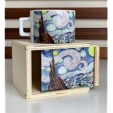 giftmoda Yıldızlı Gece Kutulu Kupa