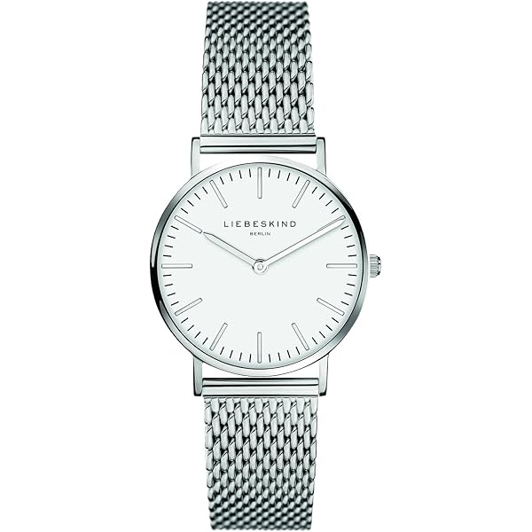 Rosefield Boxy Damenuhr mit roségoldfarbenem Edelstahl-Mesh-Armband