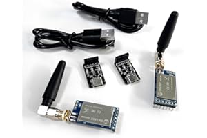 PDDAXLQUE LR02 Development Kit 868*/915MHz LoRa ASR6601 Long Range 5KM 22dBm Transceiver Wireless Module with Antenna SPI Interface for Arduino (LR02 868 915Mhz Set)