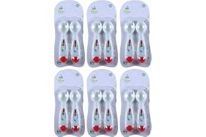 TOPTOYS2U BARGAIN BUNDLES Juego de 6 cubiertos con tenedor y cuchara de Disney Pixar Cars Rayo McQueen