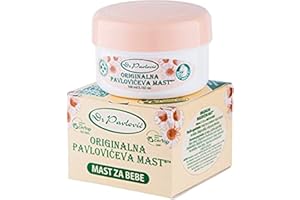 FAMRY Original Dr. Pavlovic Babycreme - Windel Ausschlag Behandlung, trockene Haut feuchtigkeitsspendend, Baby-Hautpflege-Salbe mit Kamille 100 ml aus Serbien