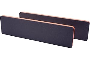 Danto Türschutz, Wandschutz, selbstklebend, 44 x 11,5 x 2 cm, Kunststoff, 2 Stück