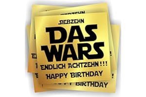 Play-Too 5 Aufkleber Geburtstag 18 Jahre Das Wars Etikett Flaschenetikett