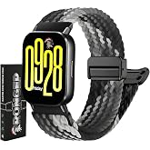 Rongep [&Ouml;rg&uuml; Loop] Xiaomi ile Uyumlu 22mm Kordon Redmi Watch 5 Active/Lite/Watch S5/S4/S3/S2/S2 Pro/S1/S1Pro 46mm i&ccedil;in Manyet