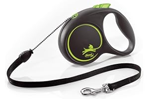 flexi smycz automatyczna Black Desing linka M 5m zielona