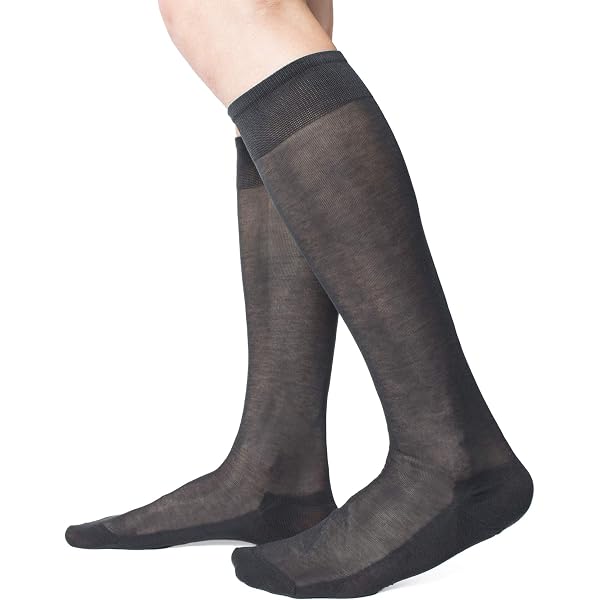 Infinity Calze Lunghe Uomo In Puro Cotone Filo Di Scozia - 12 Paia (o 6) - Made In Italy, Traspiranti, Eleganti, Lavabili In Lavatrice