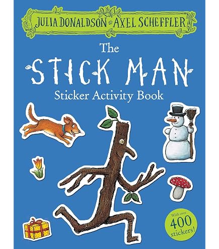 The Gruffalo Stick Man Schlüsselanhänger / Rucksack-Clip – Plüsch, Braun