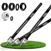 toothank Steckachse Fahrradanhänger Adapter M12-1.0, Verstellbar 160-178mm, 3 Gewindearten (1.0/1.5/1.75), Kompatibel mit Thule, Qeridoo, Croozer - Schnellmontage