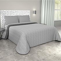 Copriletto Trapuntato Primaverile Bicolore - Microfibra, Doubleface, Misure Multiple - Foto 3