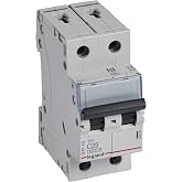 LEGRAND Inter Auto Thermal Magneto 2P, 25A, C Curve 6 kA, 2 m, TX3, 403608 | Thermal Magneto Automatic Switch, 2P, 25A, C Cur