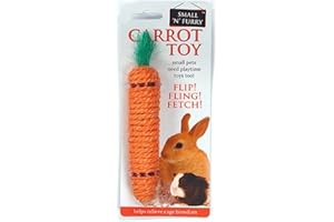 Sharples Sisal Carrot Rabbit Toy, Orange