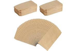 300 kraftpåsar 6x11 cm för fröer och småsaker | Mini seed bags i kraftpapper.Perfekta för bröllop, mynt,smycken och presenter