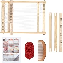 BENECREAT Kit de métier à tisser carré en bois de peuplier - 6 tailles - 4,5 mm d'épaisseur