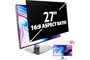 IPROKKO 27 Pollice Computer Privacy Screen Filtro per 16: 9 Proporzioni, Anti Luce Blu Riverbero Rimovibile Schermo Pellicola Protettiva
