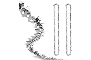 CQWLKEJ 14 Inch Chainsaw Chain 3/8" Pitch Saw Chains 0.050" 1.3mm Gauge 52 Drive Links Suitable for Chainsaw 14 inch
