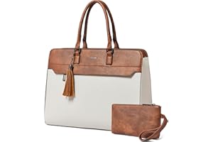 Shrrie 15,6 pouces sac pour ordinateur portable pour les femmes,Sac de travail résistant à l'eau sac portable,Valise avec sac à main