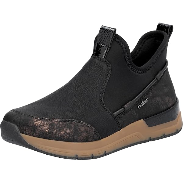 Rieker Dames 48922 korte laarzen, zwart, 39 EU