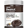 Beanut Dark Chocolate Crunchy Peanut Butter 1Kg | 18gm Protein | 100% Vegan Peanut Butter, 100% Pure Roasted Peanut | High in Protein Spread, Gluten & Cholesterol Free, Nut Butter