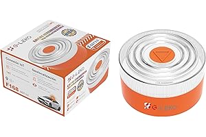 G-LEKO Luz de Emergencia V16 HOMOLOGADA DGT 3.0 Enero 2026. Baliza V16 Luz Emergencia Coche con Geolocalización Incluye Datos hasta 2038. Señal Emergente 8 LEDs Visibilidad >1km y 360° Base Imantada.
