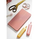 Matt Notebook 2027 Yılı Haftalık Keten 9x17 cm Cep Ajandası 12 Aylık Pembe