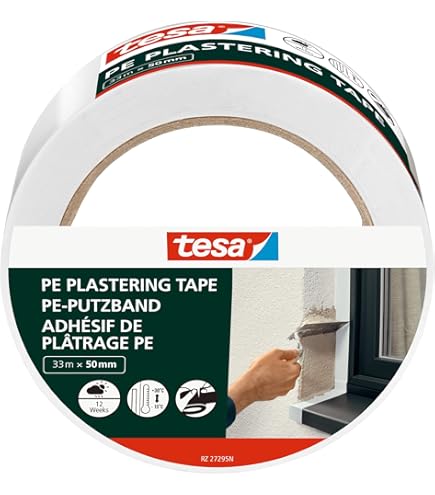 Nastro Telato Tesa Per Riparazione Crepe - Autoadesivo Ed Elastico, 10m X 50mm, Per Pareti E Intonaci