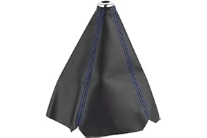 Xibao Auto Schaltsack,Auto-Schalthebelabdeckung,Schaltknauf Zubehör,Schalthebelabdeckung Staubschutz,Geeignet für die Meisten Manuellen und Automatischen Getriebeauto-Modifikationen (Schwarz&Blau)