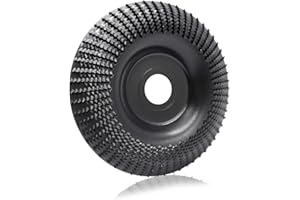 LIBERSHINE Muela Amoladora Madera 125 mm, Disco Abrasivo de Madera, Disco de modelado, Amoladora Angular Disco Talla Madera, Disco Abrasivo, para Placa de Muela de Moler Lijar Tallar Modelar Pulir