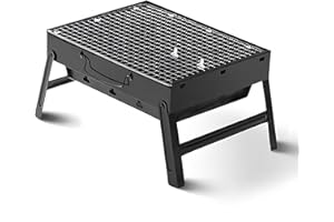 YOUNG WOLF Grande 44 cm Portatile Pieghevole Barbecue Grill Carbonizzato Leggero Strumenti Outdoor Grigliata Campeggio Escursionismo Picnic Tailgating Backpacking Party