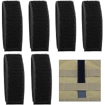 4 Sangles Molle Tactiques En Nylon - 3x1 Pouces - Pour Gilets, Sacs à Dos - Système MOLLE