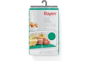 Rayen | Base Conservante | Base Conservante per Frigorifero | Libera Circolazione | Ondulato | Ritagliabile | Evita la Condensazione | Adattabile | Verde | Misure: 47x30 cm