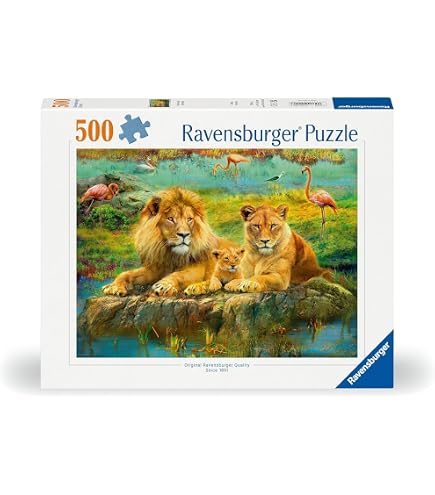 Trefl Puzzle 1000 Pezzi – Leone Colorato, Ritratto Di Animale Moderno, Puzzle Fai Da Te Per Adulti E Ragazzi Dai 12 Anni, Dimensioni Finali 68x48 Cm