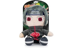 BARRADO Postać Naruto pluszowe zwierzątka - Naruto, Itachi, Kakashi - siedząca ok. 24 cm - super miękka jakość (Itachi)