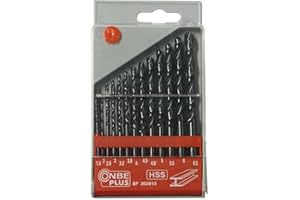 CON:P Max-Power BP303913 Set Punte per Metallo in Acciaio HSS, 13 Pezzi