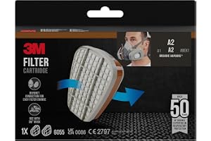 3M 6055 Aktiv filterpatron, 1 enhet (förpackning med 1), blandad