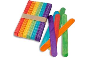 CHICQUENCH Batonnet En Bois,100PCS Batonnet Glace,Baton De Glace En Bois,Bâtonnets De Bois,Baton Glace Bois,Baton De Glace,Batonnet Glace Reutilisable,Batonnets Bois,Baton Bois,Bâtons Alimentaires En Bois,Glace