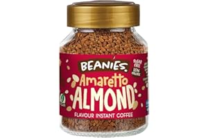 BEANIES THE FLAVOUR CO Beanies Amaretto Almond Flavour Instant Coffee 50g