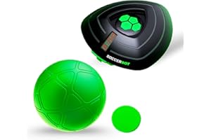 Smart Ball- Soccer Bot Entraîneur de Football en Salle, 1001CB, Noir, Taille Unique
