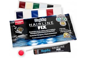 MagicEzy Hairline Fix - (Strawberry) - Gelcoat Repair Kit - Fix Cracks and Scratches Like a Pro - Fibreglass Boat Repair Kit - Boats, Jet Skis