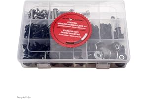 MTP-RACING Verkleidungsschrauben OEM Style passend für Suzuki GSXR1300 Hayabusa 99-07 Silber 1