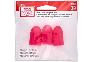 Plaid: Craft Gummi Mod Podge Finger Caps-2 Große und 1 Medium