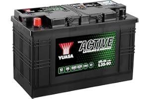 Yuasa L35-90 12V 90Ah 680CCA Maintenance Free High Performance Leisure & Marine Battery