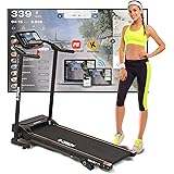 Tapis roulant Elettrico Pieghevole compatto Orion Smart Y1, Bluetooth App,3 livelli inclinazione Manuale, MP3, Computer LED, 