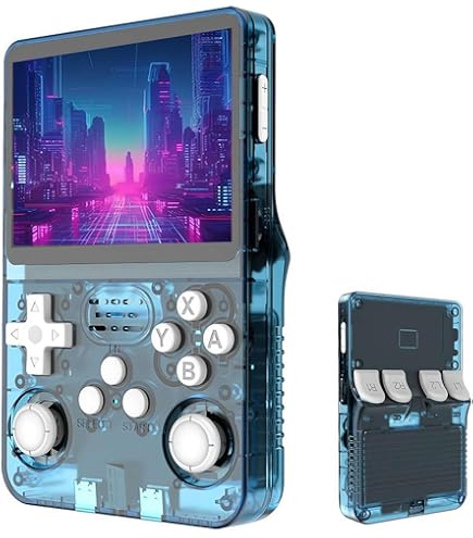 Keyboy R36S Console de jeu portable rétro avec 64/128 G 21000 jeux classiques intégrés, système Linux open source Écran IPS 3,5, lecteur vidéo de poche portable (noir 128 G Keyboy R36S Console de jeu portable rétro avec 64/128 G 21000 jeux classiques intégrés, système Linux open source Écran IPS 3,5, lecteur vidéo de poche portable (noir 128 G
