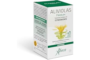 Aboca Aliviolas Fisiolax, Complemento Alimenticio, Tránsito Intestinal, 100% Natural, 90 Comprimidos, Blanco, 90 Unidad, 37.8 g