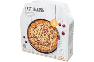 RBV BIRKMANN Birkmann, Easy Baking, tortownica Ø 28 cm, okrągła forma do ciasta z wysoką krawędzią, nieprzywierająca, zabezpieczona przed wyciekiem, 881037