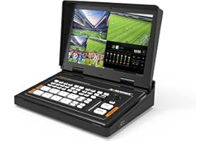 AVMATRIX Video Switcher PVS0403U 10.1 Inch IPS FHD LCD Monitor Display Portable 4-CH SDI HDMI Solid Metal case