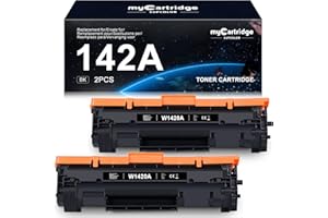 myCartridge SUPCOLOR 142A W1420A Toner Compatibile per HP 142A W1420A 142X per Toner HP LaserJet M140W M110w Toner Laserjet MFP M140we M110we M139w M139we, (Nessun Chip, 2 Nero)
