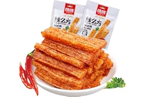 BaiLiSnacky Latiao 80g*2Pcs Latio Chinese Snack Chinesische Würzige Snacks Klassische Hot Strips Fürs Büro Partys Würzig & Aromatisch