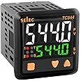 Litost Selec Make Dual Display, Dual Set Point Short Depth Temperature Controller with bright display, Size : 48 x 48mm [TC544C] (Pack of 1)
